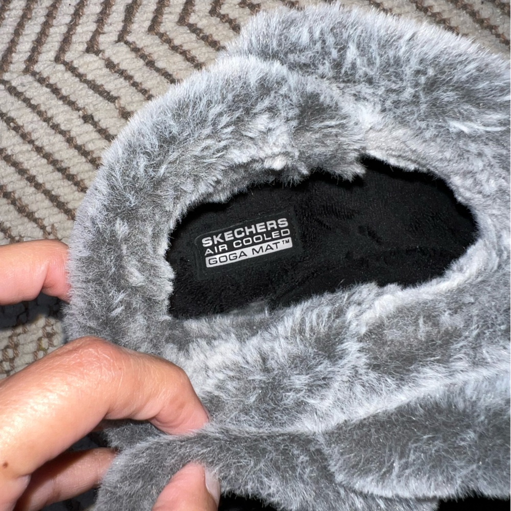 Skechers On the Go Winter Boots Women Black Bootie Faux Fur Lined Women’s Size 9 - Picture 6 of 10